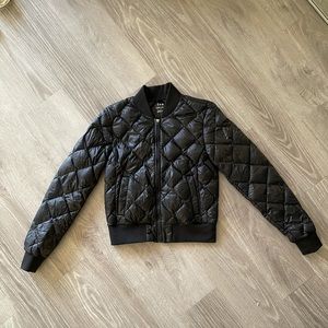 Puffer bomber jacket